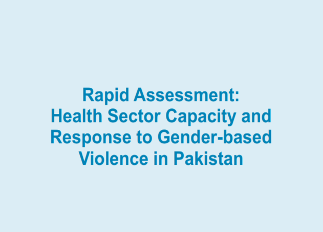 Rapid Assessment: Health Sector Capacity and Response to Gender-based Violence